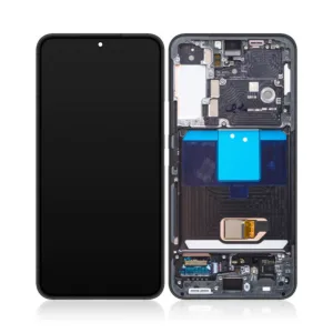Genuine LCD Screen For Samsung Galaxy S22 5G (S901) With Frame & Touchpad - Black (Pull Out)