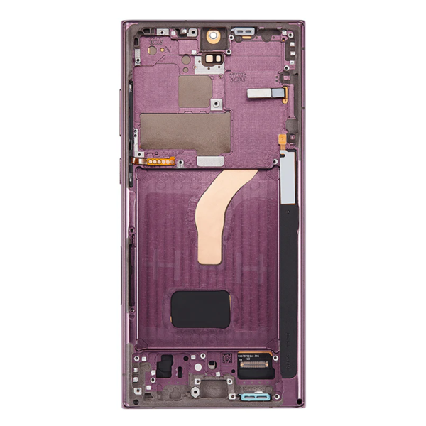 Replacement OLED LCD Screen For Samsung Galaxy S22 Ultra (S908B) - With Frame - Image 3