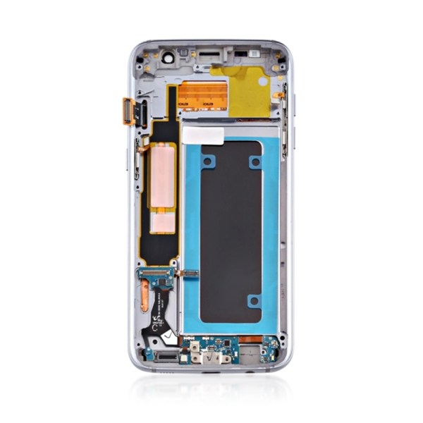 22B Premium A LCD Screen For Samsung Galaxy S7 Edge G935 Gold With Frame iShine Trade T/A Boltify Limited