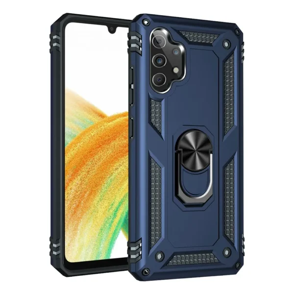 22E Slim Shockproof Ring Armor Stand Phone Case for Samsung Galaxy A13 4G A135F