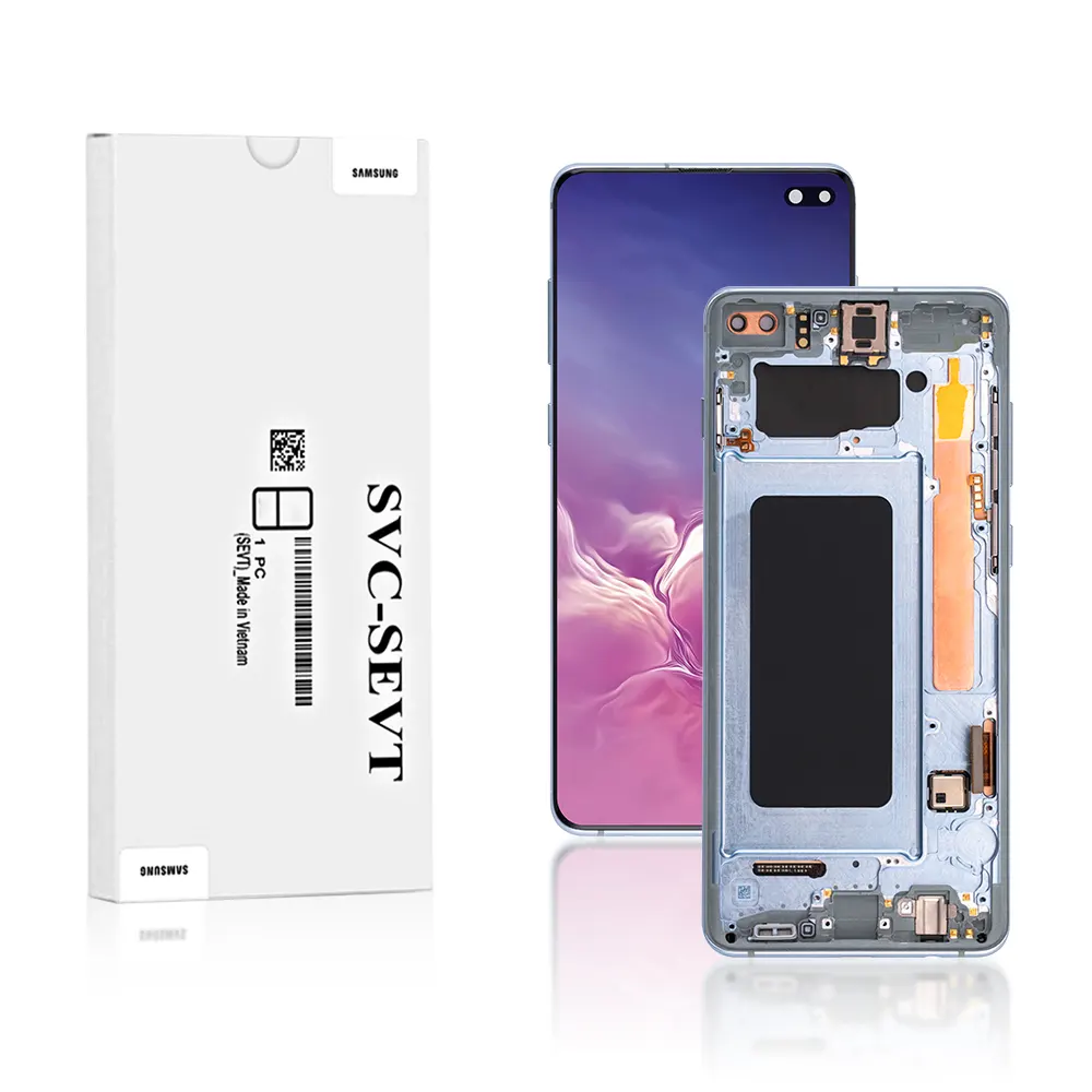 232A Genuine LCD Screen For Samsung Galaxy S10 Plus G975B With Frame Prism Blue 232A Genuine LCD Screen For Samsung Galaxy S10 Plus G975B With Frame Prism Blue