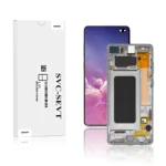 Genuine LCD Screen For Samsung Galaxy S10 Plus (G975B) With Frame and Touchpad - Ceramic White (GH82-18849B)