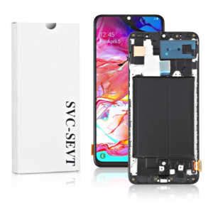 Genuine LCD Screen For Samsung Galaxy A70 (A705) With Frame and Touchpad - Black  (GH82-19747A)