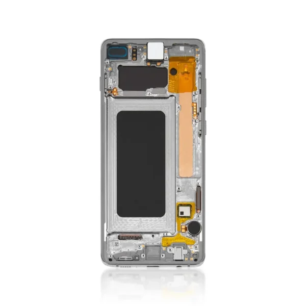 233B Genuine LCD Screen For Samsung Galaxy S10 Plus G975B With Frame Ceramic White