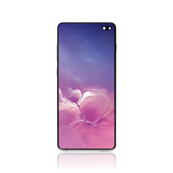233C Genuine LCD Screen For Samsung Galaxy S10 Plus G975B With Frame Ceramic White