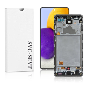 Genuine LCD Screen For Samsung Galaxy A72 4G/5G (A725/A726) With Frame and Touchpad - Black  (GH82-25460A)