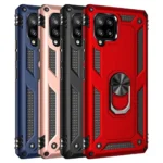 23A Slim Shockproof Ring Armor Stand Phone Case for Samsung Galaxy A12 A125F