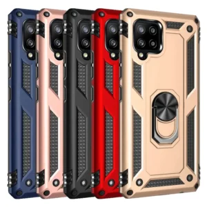 Slim Shockproof Ring Armor Stand Phone Case for Samsung Galaxy A22 4G/5G (A225F / A226B)