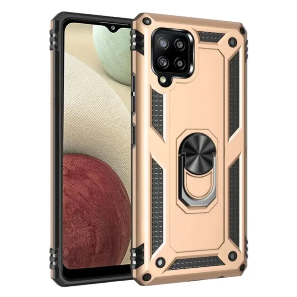Slim Shockproof Ring Armor Stand Phone Case for Samsung Galaxy A22 4G/5G (A225F / A226B) - 1