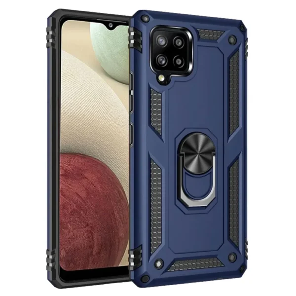 23C Slim Shockproof Ring Armor Stand Phone Case for Samsung Galaxy A12 A125F