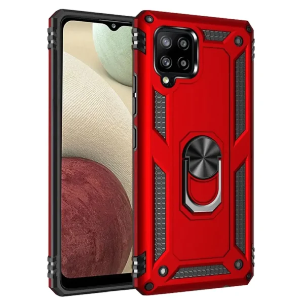 23D Slim Shockproof Ring Armor Stand Phone Case for Samsung Galaxy A12 A125F