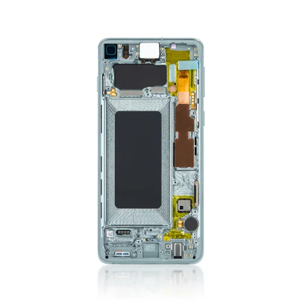 240B Genuine LCD Screen For Samsung Galaxy S10 G973B With Frame Prism Green