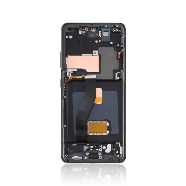 243B Pull Out A Grade Replacement LCD Screen For Samsung Galaxy S21 Ultra 5G G998B With Frame Black