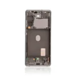 245B Genuine LCD Screen For Samsung Galaxy S20 FE 5G G781B With Frame Cloud White