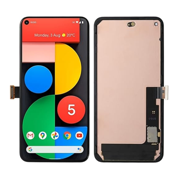OLED LCD Screen Display Touch and Digitizer Assembly For Google Pixel 5A 5G - With Frame