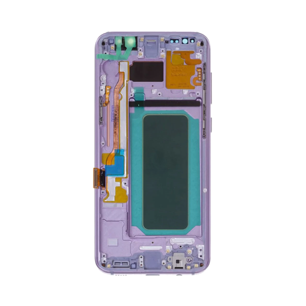 24C Premium A LCD Screen For Samsung Galaxy S8 Plus G955 Violet With Frame iShine Trade T/A Boltify Limited