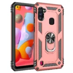 24D Slim Shockproof Ring Armor Stand Phone Case for Samsung Galaxy A11 A115F