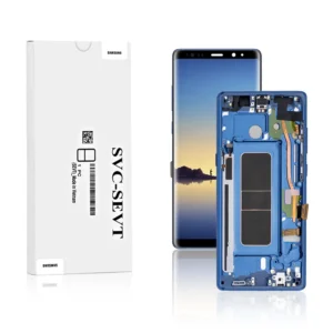Genuine LCD Screen For Samsung Galaxy Note 8 (N950F) With Frame & Touchpad - Blue (GH97-21065B)