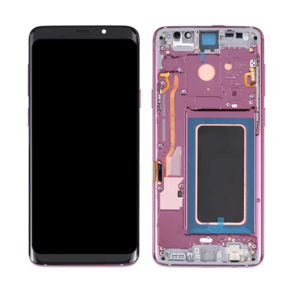 Premium A+ LCD Screen For Samsung Galaxy S9 (G960) Purple - With Frame