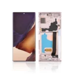 25B Replacement OLED LCD Screen For Samsung Galaxy Note 20 Ultra 5G N986B With Frame Bronze