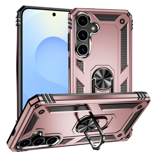 25C Slim Shockproof Ring Armor Stand Phone Case for Samsung Galaxy S25 Main iShine Trade T/A Boltify Limited