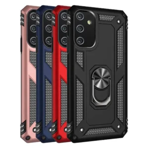 26A Slim Shockproof Ring Armor Stand Phone Case for Samsung Galaxy A03s A037F