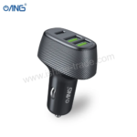ANG 503 Single PD 27W + Dual QC3.0 18W Fast Car Charger 12V - 6.0A - Image 2