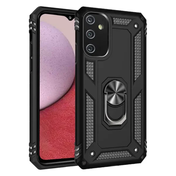 26B Slim Shockproof Ring Armor Stand Phone Case for Samsung Galaxy A03s A037F