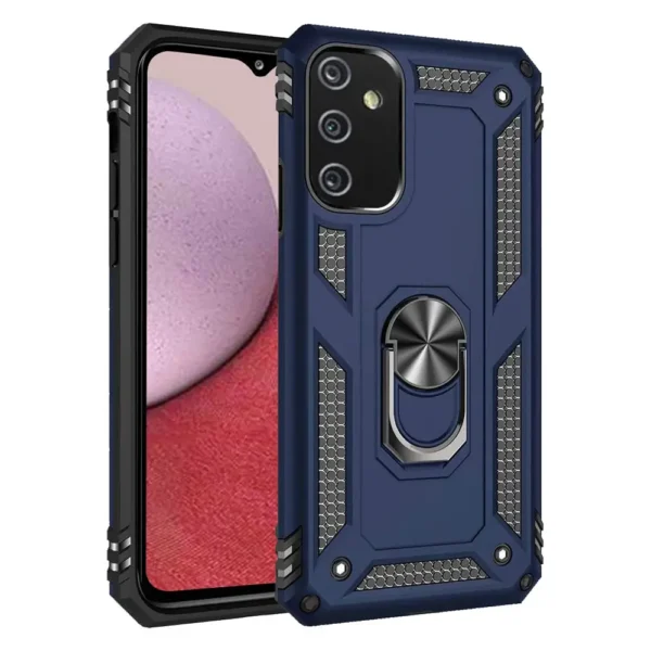 26C Slim Shockproof Ring Armor Stand Phone Case for Samsung Galaxy A03s A037F