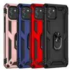 27A Slim Shockproof Ring Armor Stand Phone Case for Samsung Galaxy A03 A035F