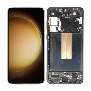 Replacement OLED LCD Screen For Samsung Galaxy S23 Plus (S918) Black - With Frame