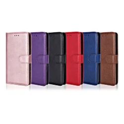 Leather Flip Wallet Book Case for Xiaomi Redmi Note 10 Pro
