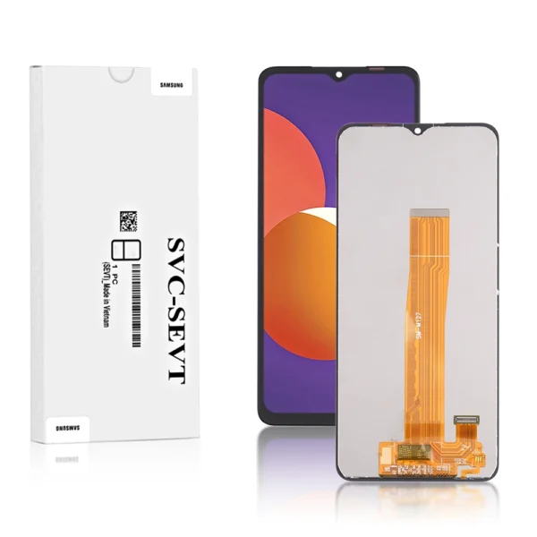 Genuine LCD Screen For Samsung Galaxy M12 (M127) No Frame - Black  (GH82-25042A) - Image 1