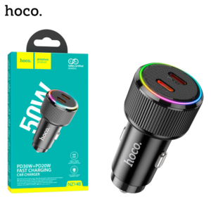 HOCO NZ14B Dual PD USB C 50W Car Charger