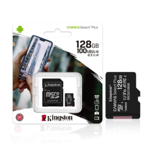 Kingston Micro SD Card 128GB Class 10 SDHC SDXC Phone Memory Card