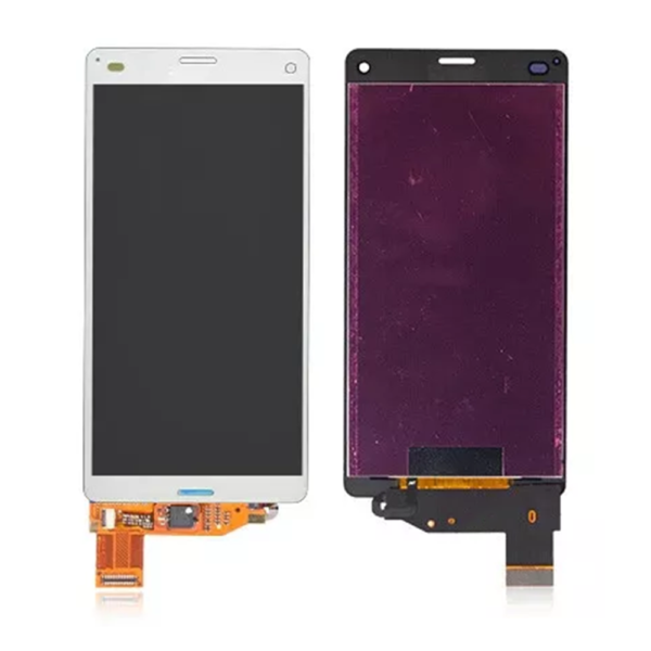 Replacement LCD Screen Display Touch and Digitizer Assembly For LCD Sony Xperia Z3 Mini No Frame - White
