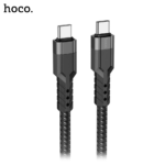 2B Hoco Cable Type-C to Type-C “U110” 60W charging data sync - BLACK