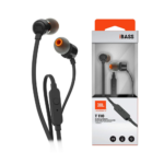 JBL Tune 110 In-Ear Wired Headphones - Black