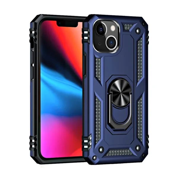 2B Ring Armor Case iPhone 15 Blue 1 iShine Trade T/A Boltify Limited