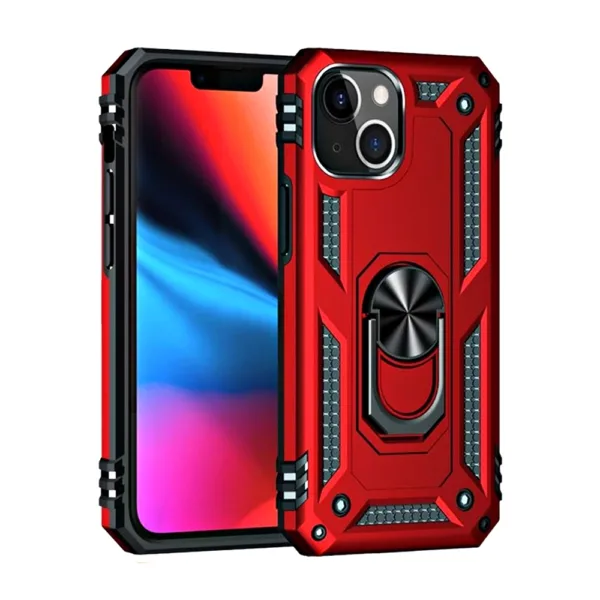 2C Ring Armor Case iPhone 15 Red 1 iShine Trade T/A Boltify Limited
