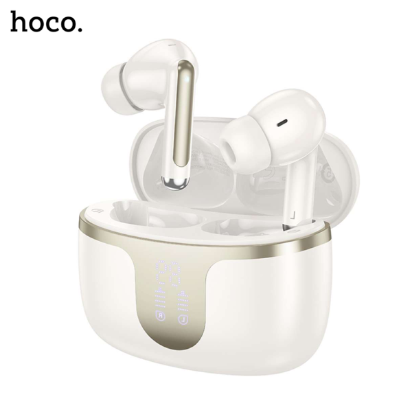 2D HOCO EQ10 Plus Wireless Bluetooth Earbud mlky White iShine Trade T/A Boltify Limited