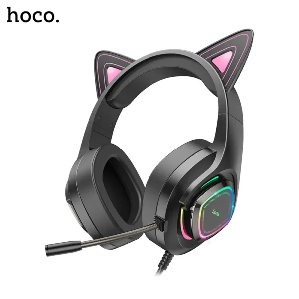 2E HOCO W107 Cute Cat Gaming Headset