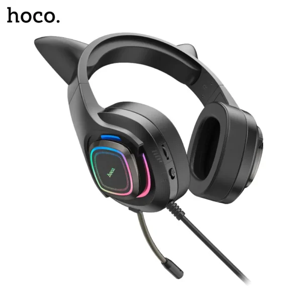 2F HOCO W107 Cute Cat Gaming Headset