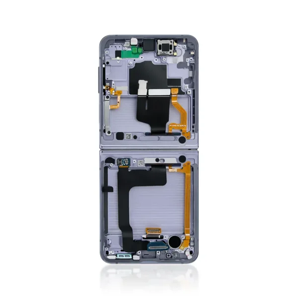 Genuine LCD Screen For Samsung Galaxy Z FLIP 4 (F721B) With Frame and Touchpad Inner - Bora Purple (GH82-30238B/GH82-30239B/GH82-29441B) - 2