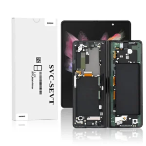 Genuine LCD Screen For Samsung Galaxy Z FOLD 3 5G (F926B) With Frame and Touchpad Inner - Phantom Black (GH82-26284A)