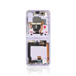Genuine LCD Screen For Samsung Galaxy Z FLIP 3 (F711B) With Frame and Touchpad Inner - Lavender (GH82-27243D) - 2
