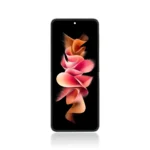 309A Genuine Inner LCD Screen For Samsung Galaxy Z Flip 3 F711B With Frame Cream - 1