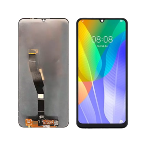 Replacement LCD Screen Display Touch and Digitizer Assembly for Huawei Y6P 2020 Black - No Frame