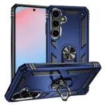 30D Slim Shockproof Ring Armor Stand Phone Cover Case for Samsung Galaxy S24 FE Blue