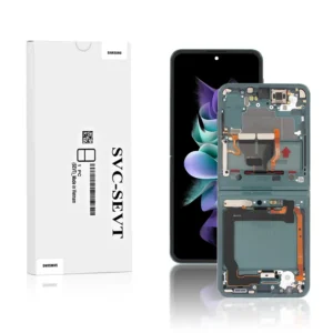 Genuine LCD Screen For Samsung Galaxy Z FLIP 3 (F711B) With Frame and Touchpad Inner - Green (GH82-27244C)